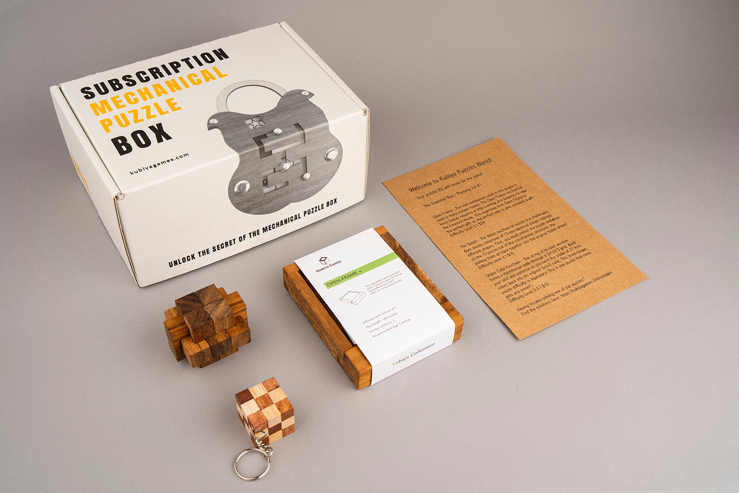 The Explorer Subscription Puzzle Box For Experts - Difficult Puzzles For Adults